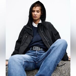 Zara black hoodie jacket 🕶️